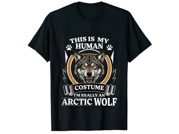 Arctic Wolf T-Shirt Graphics for Crafting
