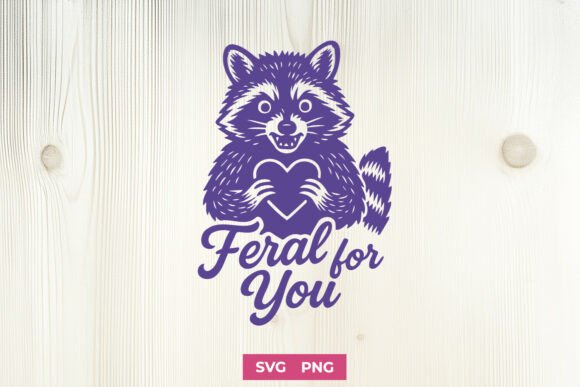 Feral for You SVG PNG