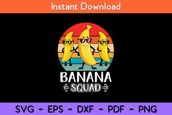 Funny Banana Squad Svg Design Review