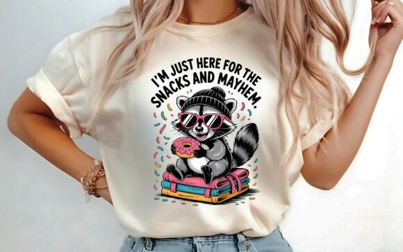 Funny Raccoon Sarcastic T-Shirt Design – A Graphic Freebie Worth Exploring
