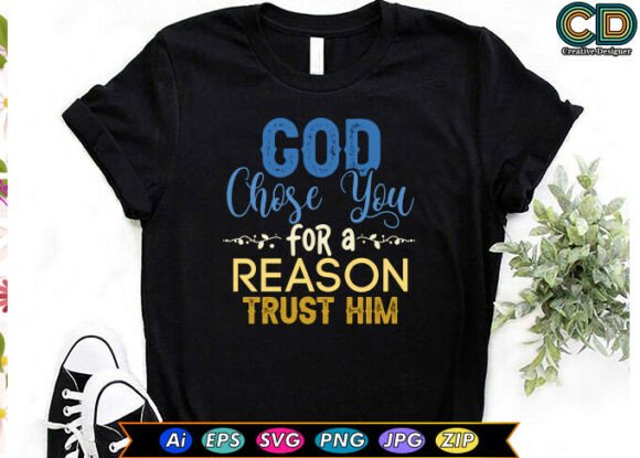 God Chose You for a Reason Trust Him Embroidery Review