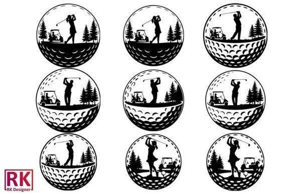 Golf SVG Bundle for Crafts and Graphics