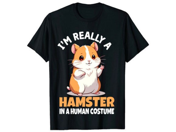 I’m Really a Hamster in Costume T-Shirt Graphics