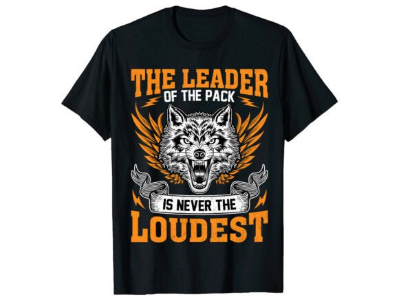 Leader of the Pack Graphic Wolf T-shirt