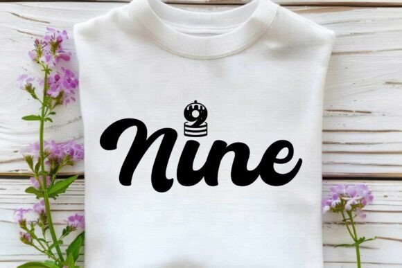 Nine Svg Boys Birthday Graphics for T-Shirt Designs